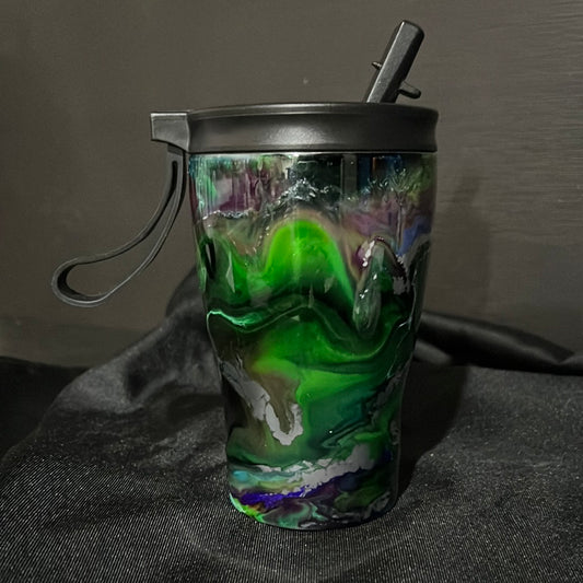 12oz Curved Tumbler w/2 lids