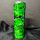 30oz Skinny Tumbler, Green/Blk/Silver/Glow