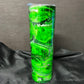 30oz Skinny Tumbler, Green/Blk/Silver/Glow