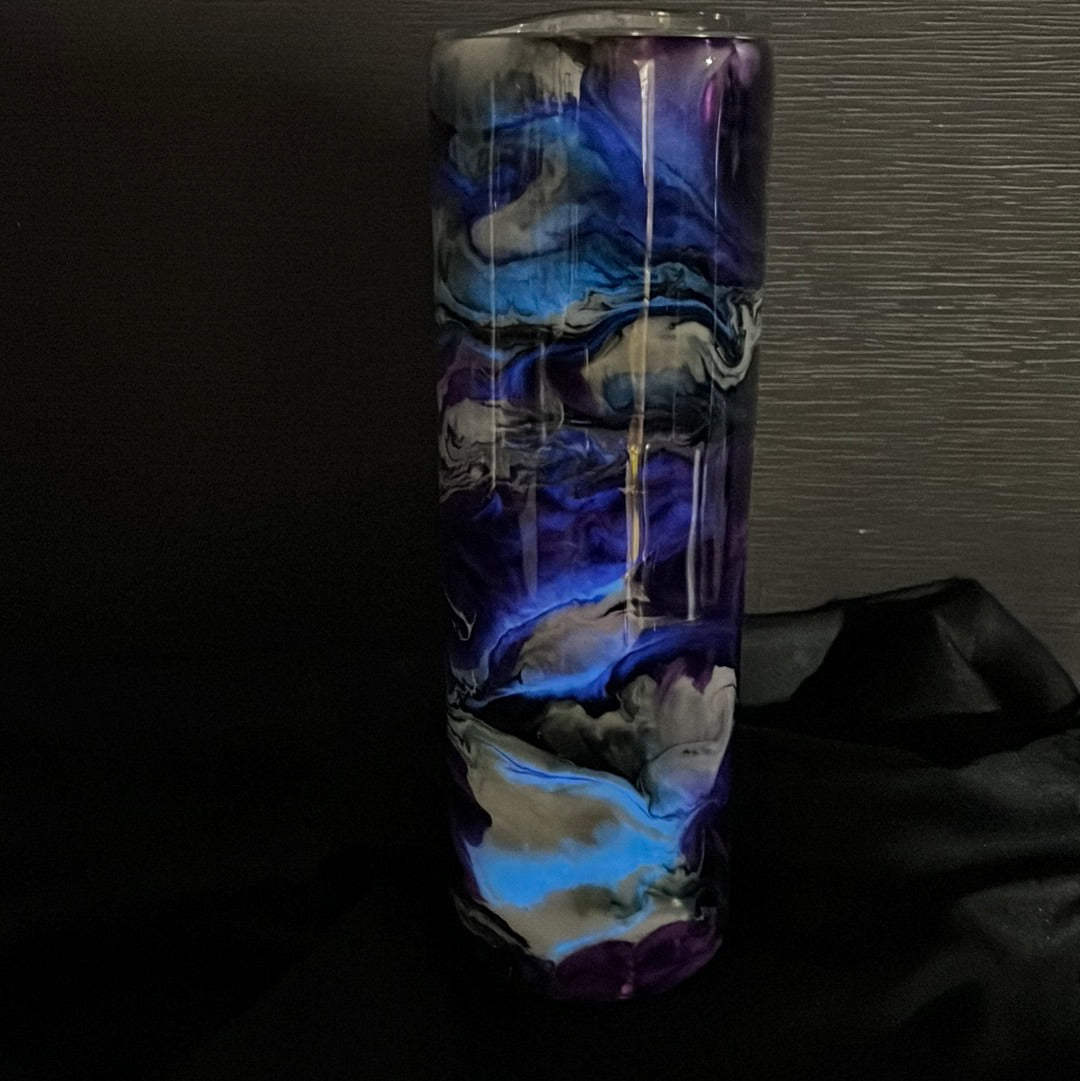 W0lferz 30oz Glow Tumbler, Purple